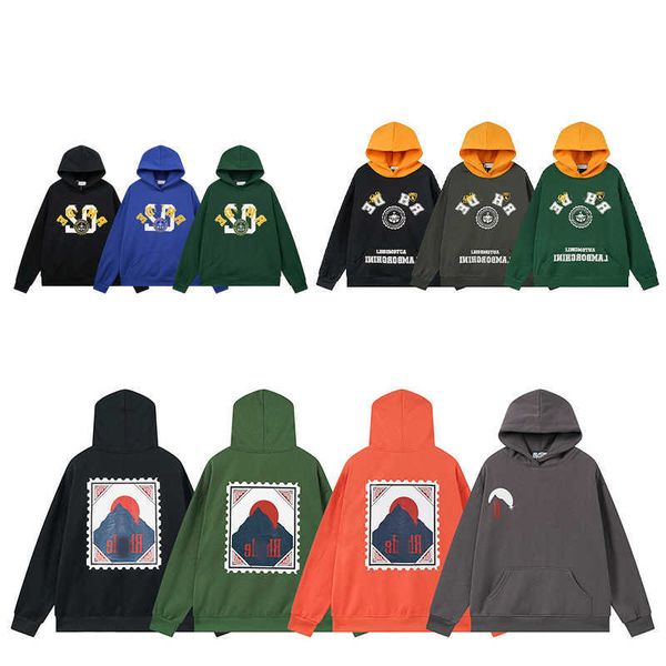

Mens Hoodies Top QualityRhude hoodie Letter Print Long Sleeve Fashion Men Women Sweatshirts Luxury Sweater Hip Hop hoodies Luxury brand Sweatshirts US SIZE, 18