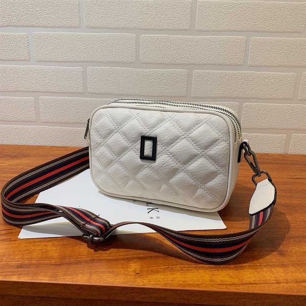

autumn and winter new street versatile casual bag personalized sling single-shoulder plaid crossbody women's bag