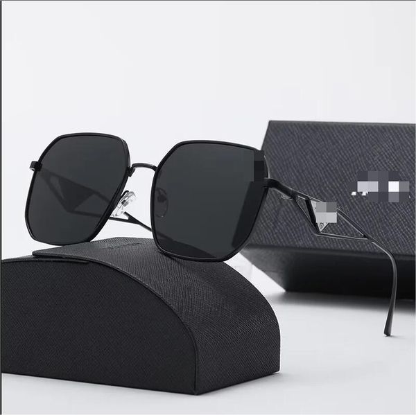 

large frame square sunglasses fashion classic metal anti glare tourism sunglasses personality anti ultraviolet popular men and women sunglas, White;black