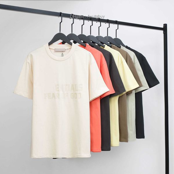 

2023 ess designer mens t-shirts womens tees short summer fashion casual with letter superior quality blyw, White;black