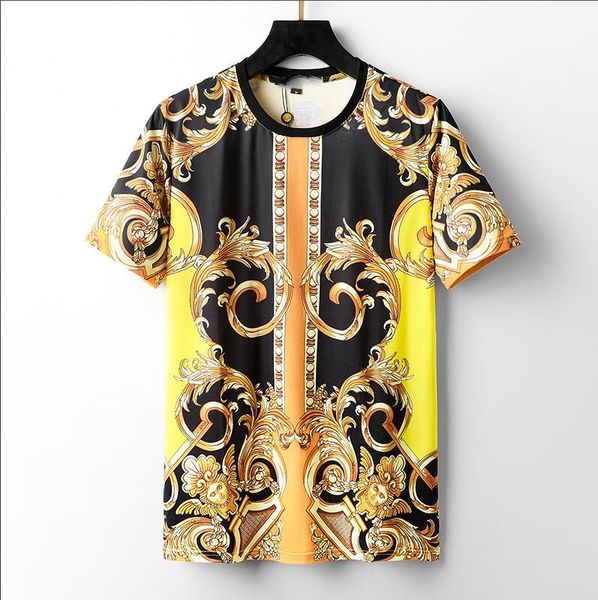 

summer t-shirt wholesale men's cotton t-shirt men's brand designer men's casual floral pattern short sleeve shirt crewneck sh, White;black