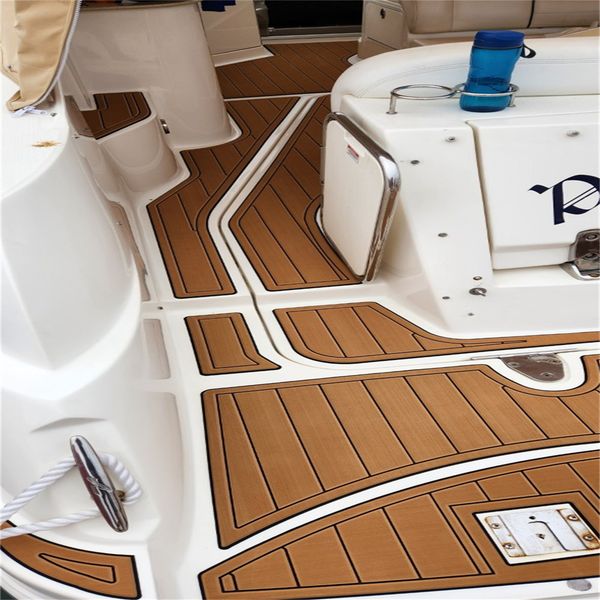 

2008 sea ray sundancer 335 swim platform cockpit pad boat eva foam teak floor