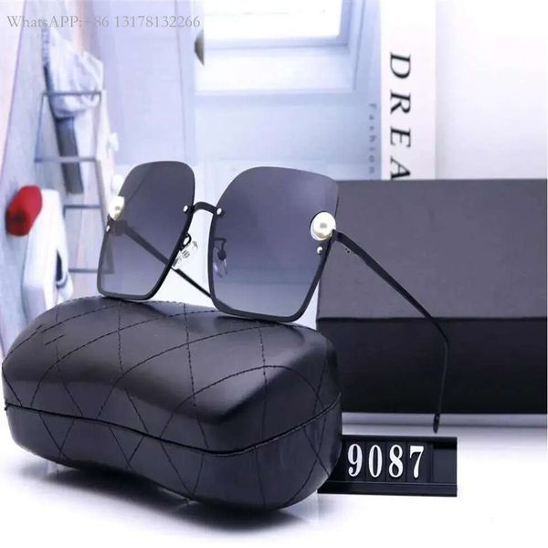 

brand mirror designer gorgeous glasses retro elegant outdoor women 2021 uv400244a female sun sunglasses polarized vintage pearl xtc, White;black