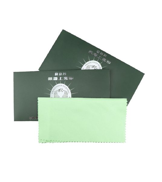 

10pcs/lot silver cleaning polishing cloth for cleaners polish jewelry gift 17x17cm l5, Blue