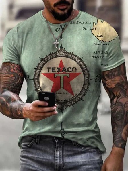 

new printed t-shirt flexible craft street short sleeve men's top, White;black