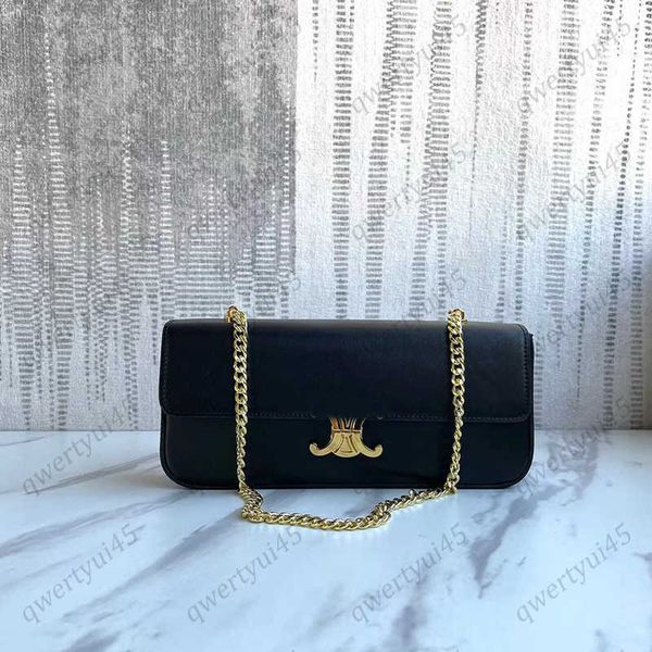 

shoulder bags luxurys designer bag leather handbag big triomphe arch armpit bag classic fashion metal chain women's shoulder crossbody