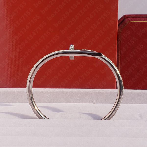 

love bangle screw bracelet designer bracelets nail gold jewelry designer for man rose gold silver diamond cuff bangles cjeweler for chirstma, Black