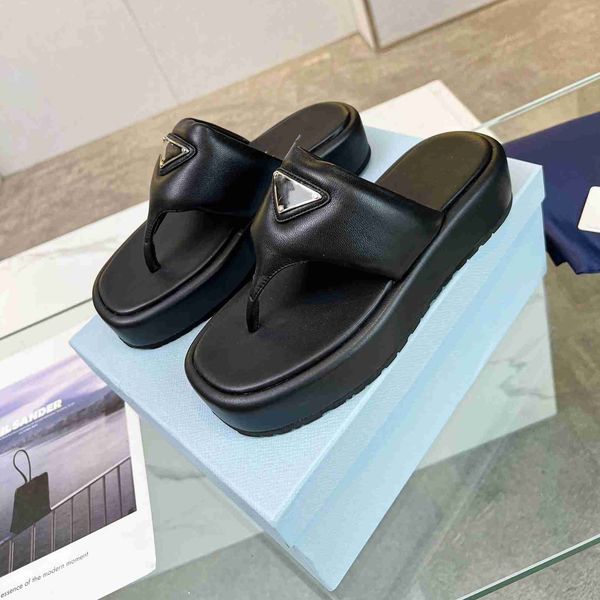 

fashion leisure time slippers ladies soles comfortable prad lovers four seasons sandals factory direct sale special offer gp6a, Black