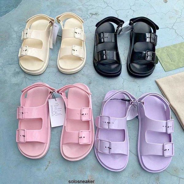 

purple ggs''gg pink slide slipper women's sandal candy with rubber mini double black g colors women outdoor adjustable buckle