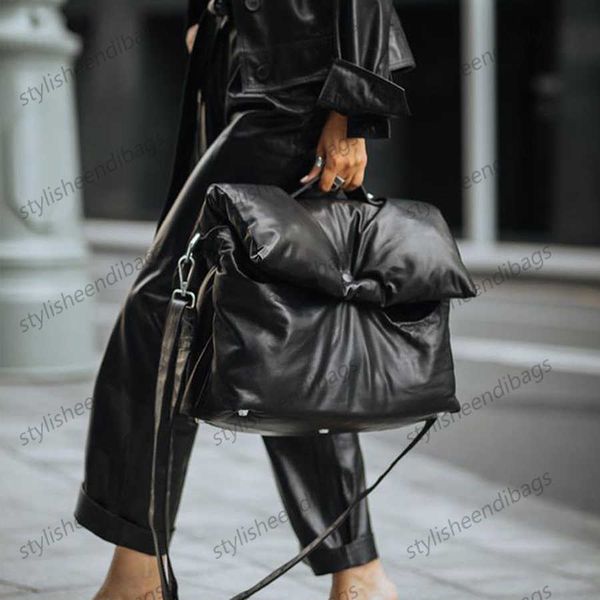 

stylisheendibags shoulder bags designer brands padded women handbags down cotton shoulder crossbody bags luxury pu leather messenger bag 202