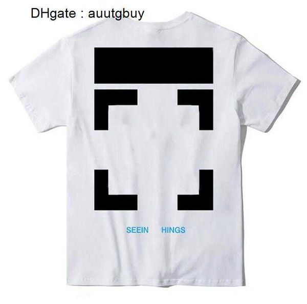 

men's fashion sports tshirt summer designer offs white t shirts luxury cotton loose t-shirts casual short sleeves oil painting black b, White;black
