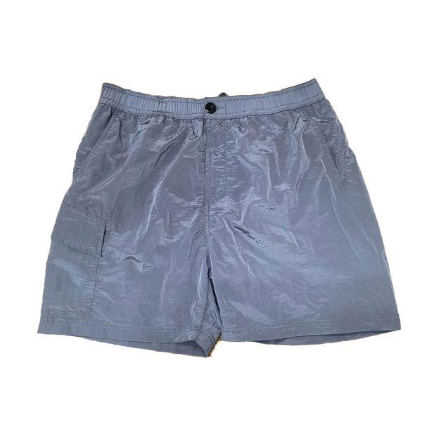 

Summer Short Mens Shorts Classic Lightweight Trendy Pockets Drawstring Shorts Topstoney Solid Color Casual Beach Pants Men's Minimalist Street Shorter Pants, Gray