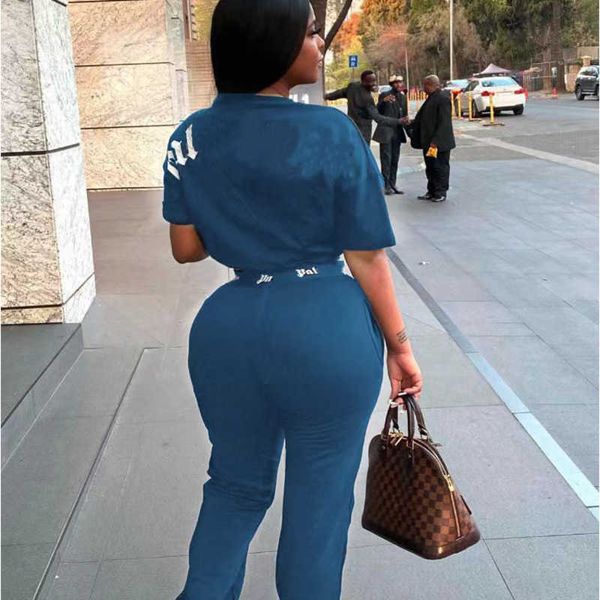 

summer casual short sleeve tshirt pants set designer tracksuits womens oversize pullover sweatshirt loose pants two piece set black white, Gray