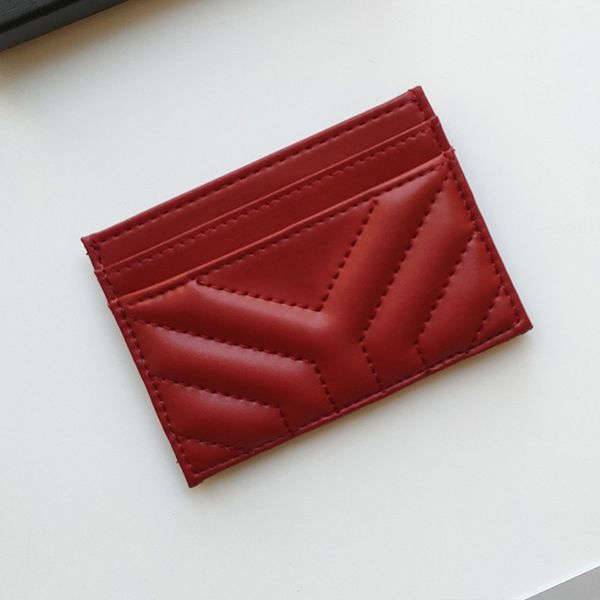 

luxury designer card holders men women mini wallets classic ultra-thin card holder cowhide credit card clipe fashion purse pocket interior s, Brown;gray