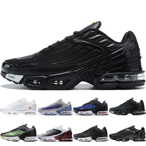 

tn plus se mens womne running shoes triple black white tns 3 volt glow trainers team red men sports sneakers zapatos chaussures259q