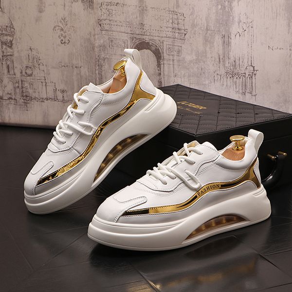 

springtime designer charm shoes white thick bottom rock flats slip-on loafers luxury sports walking sneakers zapatos hombre, Black
