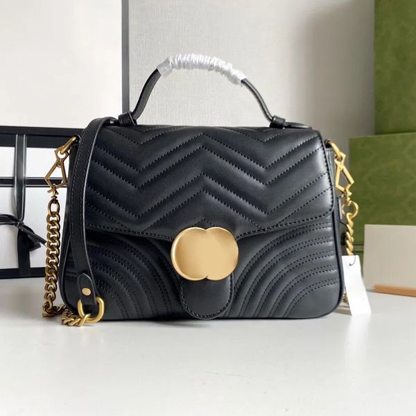 

fashion marmont original women's men handbag luxury designer bags famous tote bag envelope fashion shoulder wallet genuine leather purs