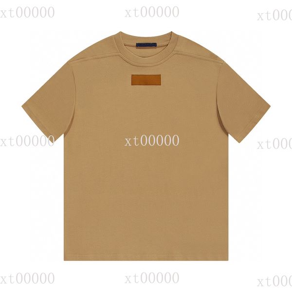 

23ss designer letter printed t shirts tee sweatshirt fashion high street short sleeves summer casual t-shirt breathable men women crew neck, Black;brown