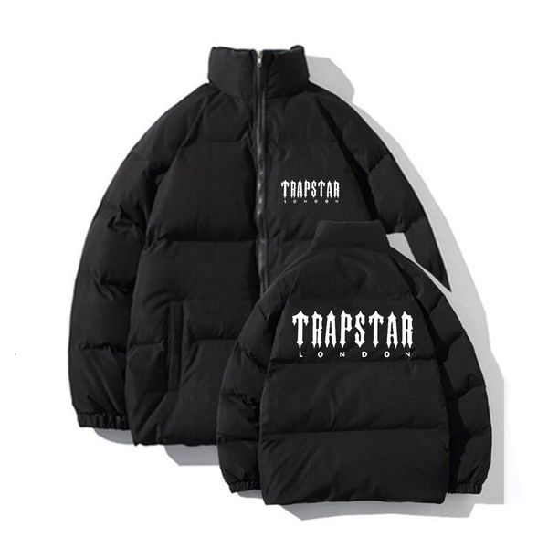 

mens down parkas winter jackets and coats outerwear clothing trapstar london padded jacket men women windbreaker thick warm male coat 230131, Black