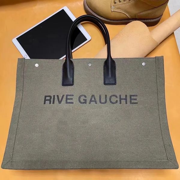 

fashion women handbags luxury designer tote bags classic rive gauche shoulder womens men large beach shopping bag crossbody purses