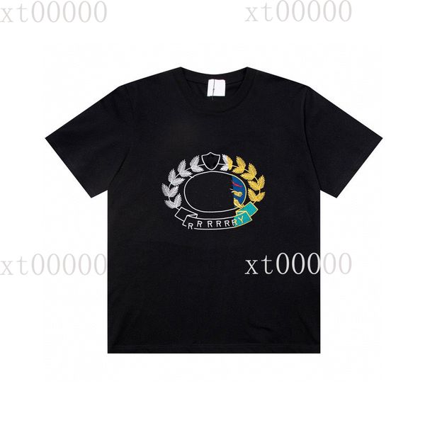 

23ss designer letter printed t shirts sweatshirt active fashion high street short sleeves summer casual t-shirt breathable men women neck, Black;brown