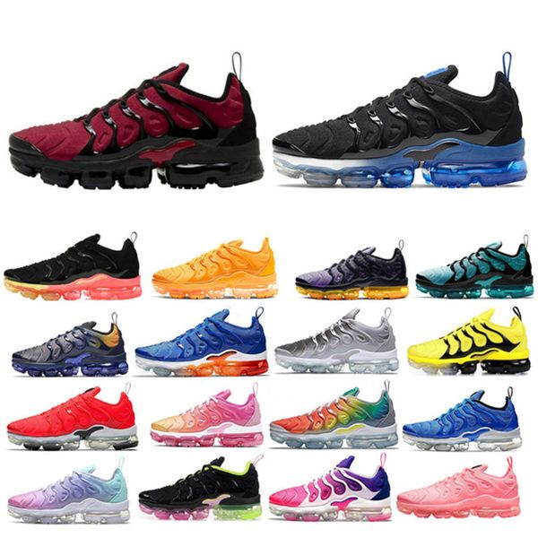 

2023 men women running shoes tn plus terrascape triple black white atlanta hyper sky blue fury jade laser wolf grey mens trainers outdoor sp