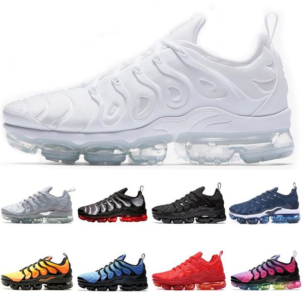 

tn plus men womens shoes persian violet midnight navy game royal tns requin triple women trainers sneakers 36-46329s, Black
