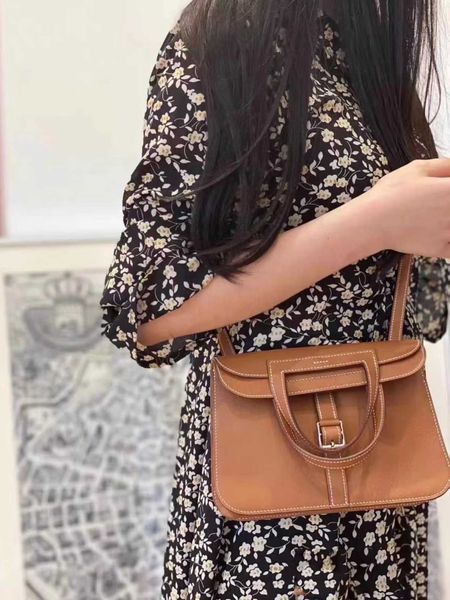 

handbags designer her bags fashion luxury brand litchi cowhide saddle horseshoe buckle one shoulder handheld messenger elegant classic tote