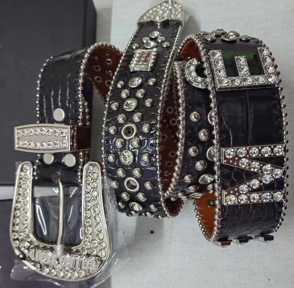 

belts designer bb belt simon fashion for men women shiny diamond belt black on black blue white multicolour with bling rhinestones gift s7, Black;brown