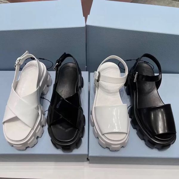 

designer sandals ladies slippers black platform sandals cloudbust thunder slippers white casual shoes