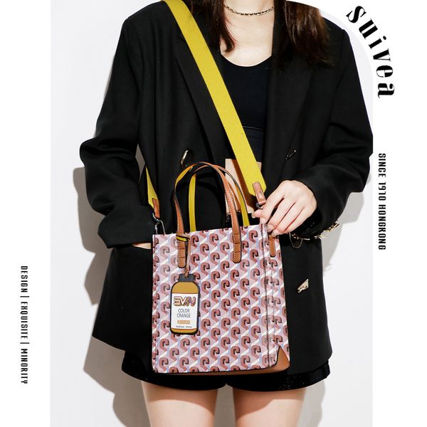 

single shoulder crossbody carrying bag dog tooth bag female niche design female tide