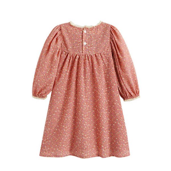 

girl's dresses baby girls breathable floral princess dress 2022 spring new kids loose casual clothing cute #9403 0131, Red;yellow