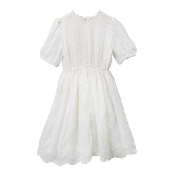 

girl's es fashion lace girls teen kids summer clothes 2022 new children princess dress baby clothing for party embroidery #6319 0131, Red;yellow