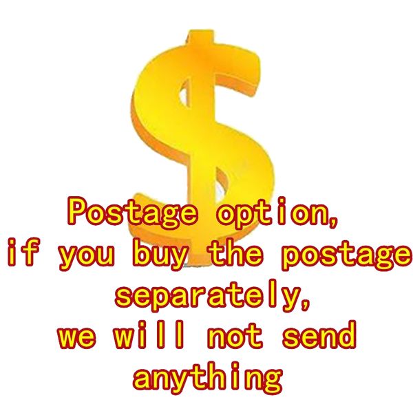 

additional shipping charges for individual purchases, Black;white