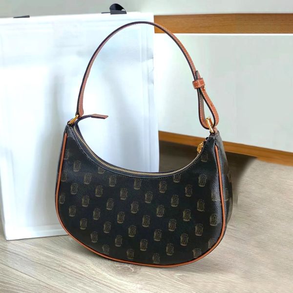 

luxury designer totes crossbody bags underarm bag genuine leather printed pattern evening hangbags fashion 5a quality ava triomphe women&#03