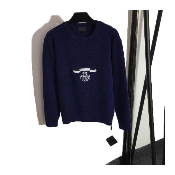 

22ss weater womens sweaters sweater autumn round neck striped fashion long sleeve women high end jacquard cardigan knitting sweaters coats s, White;black