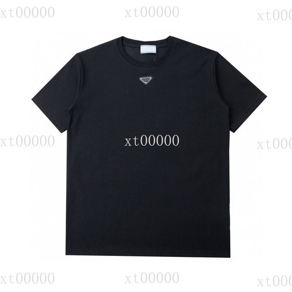 

23ss designer letter printed t shirts tee sweatshirt fashion high street short sleeves summer casual t-shirt breathable men women crew neck, Black;brown