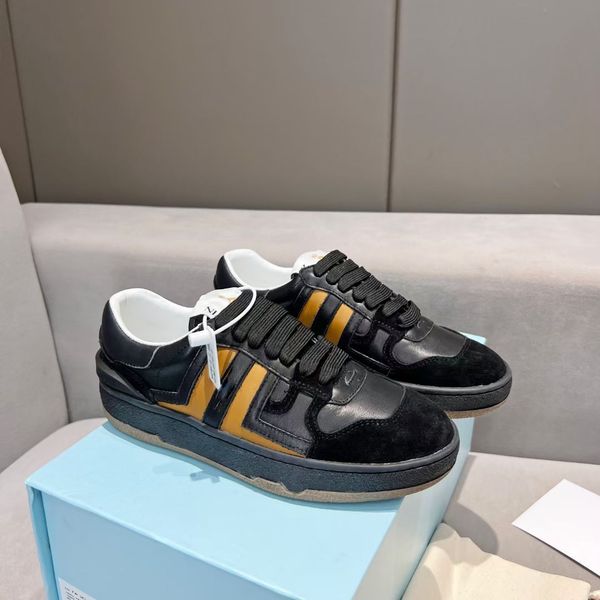 

luxurys autumn winter sports casual shoes designers ob08 board street flat couple small white, Black