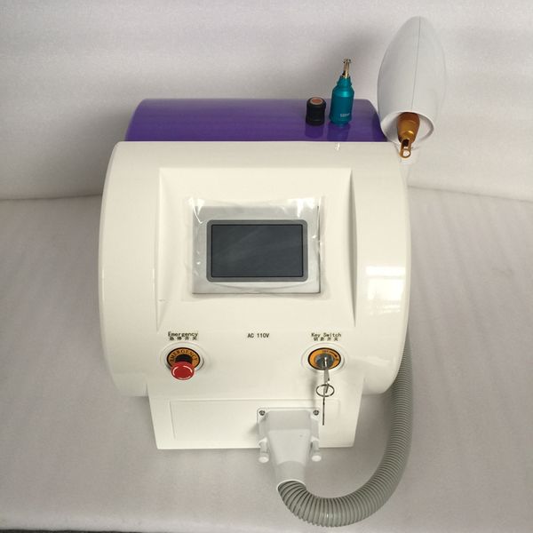 

1064nm 532nm q switched nd yag laser tattoo eyebrow pigment removal machine scar acne remover, Black