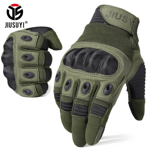 

mittens touch screen army military tactical gloves paintball airsoft shooting combat antiskid bicycle hard knuckle full finger 230131, Blue;gray