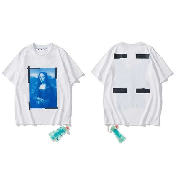 

fashion cotton tee mona lisa oil painting t shirt mens casual t-shirt x printing, White;black