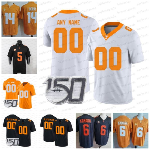 

custom tennessee volunteers football morgan wallen jersey jauan jennings key lawrence j.j. peterson quavaris crouch jarrett guarantano, Black