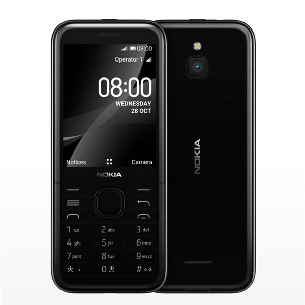 

original refurbished cell phones nokia 8000 dual sim gsm 2g 2.8inch screen for student old people gift mobilephone