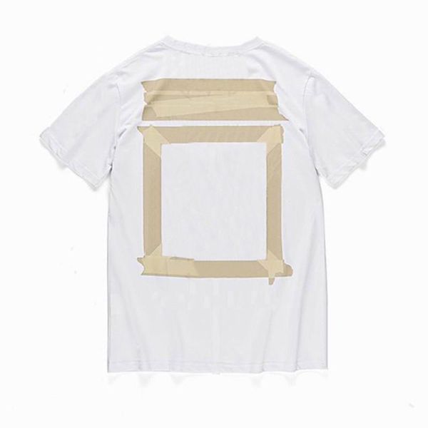 

designers summer t shirt mens womens offs t-shirts loose tees man casual shirt luxurys clothing streetwear shorts sleeve polos tshirts 11, White;black