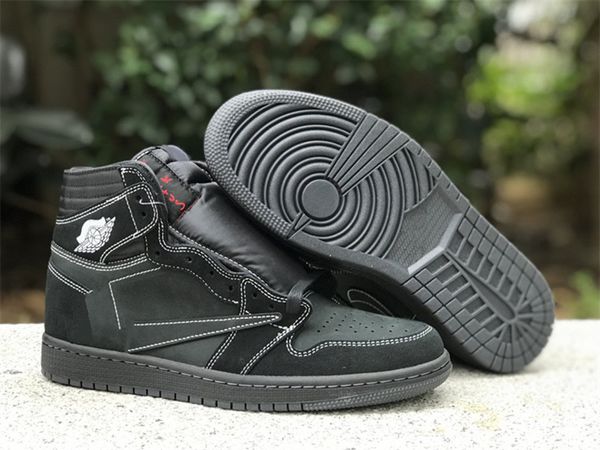 

shoes designer jumpman 1 high fragments black true blue phantom culture suede leather men women trainers sports sneakers, White;red