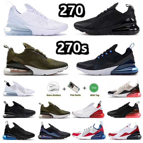 

270 running shoes triple black max 270s triple white unc air anthracite university red cactus light bone be true brown grape max sneakers fo