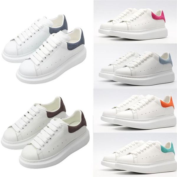 

platform white designer shoes fashion reflective leather sneakers black grey casual shoes sizes 35-45198l