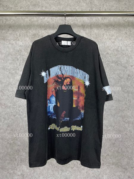 

23ss designer letter printed t shirts tee sweatshirt fashion high street short sleeves summer casual t-shirt breathable men women crew neck, Black;brown