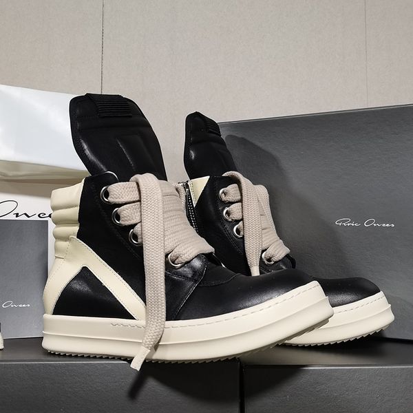 

dress shoes s rick men's rric owees sneaker wide lace owens thick bottom nverted triangle for women 230201, Black