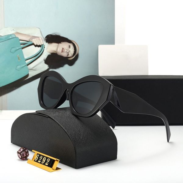 

luxury sunglasses for man woman designer goggle beach sun glasses retro small frame luxury design uv400 uality with box 9292, White;black